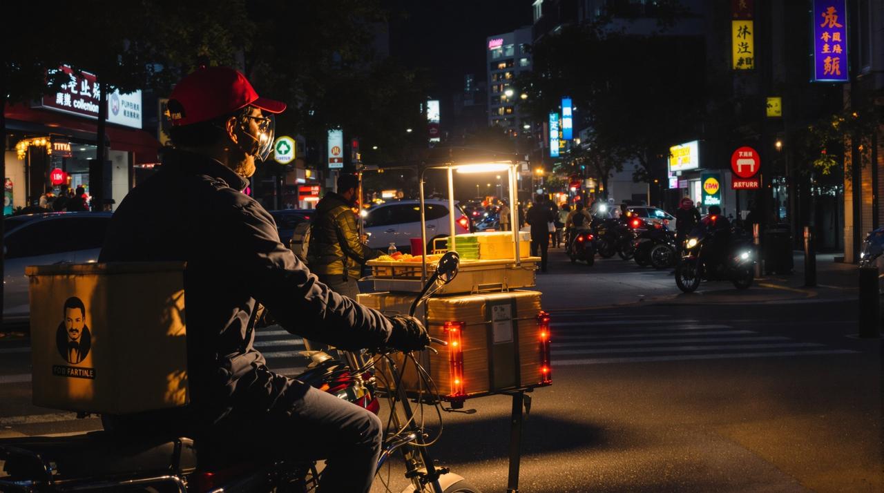 外卖骑手深夜送餐遭遇奇葩客户，全程录音曝光